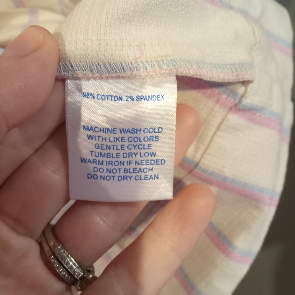 NWT Southern Tide pink blue striped cotton dress size S - Picture 6 of 6